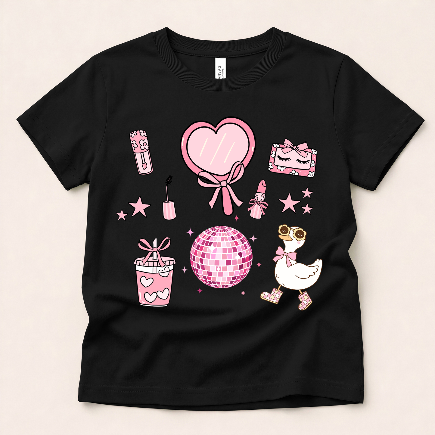 Pink Coquette Shirt | Cute Girly Bow T-Shirt | Feminine Aesthetic Tee | Trendy Boutique Apparel