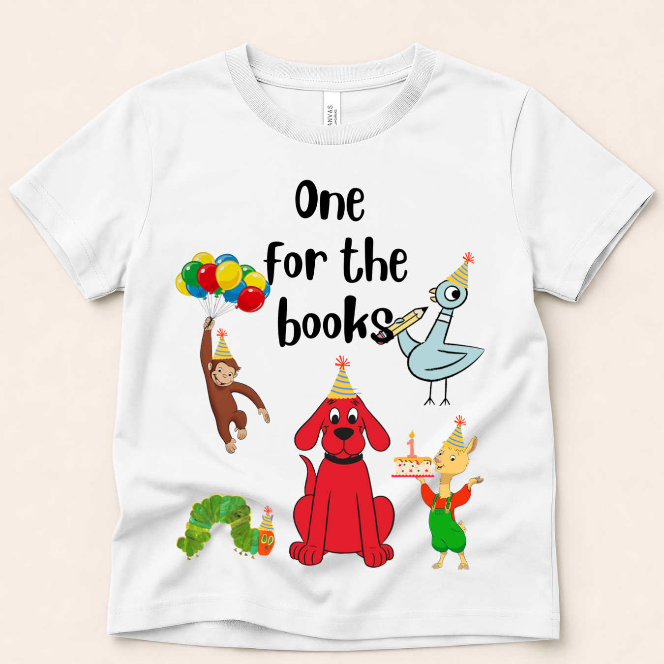 One for the Books First Birthday Shirt | Storybook Birthday Outfit