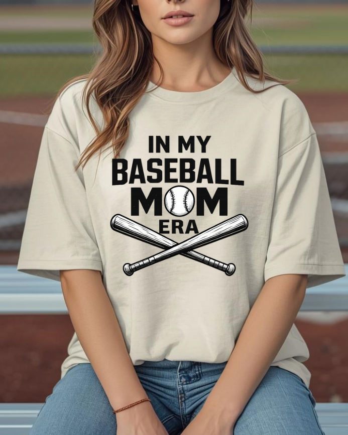 In My Baseball Mom Era Softball Baseball Mom Shirt