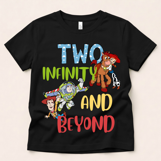 Two Infinity and Beyond Birthday Shirt | Toy Story Inspired Family Shirts