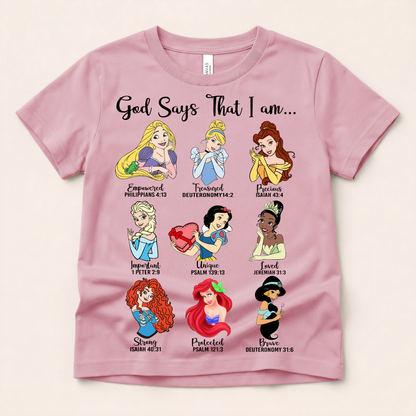 God Says I Am Shirt | Christian Identity Faith Tee