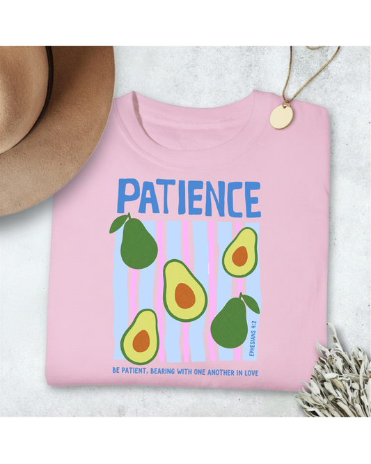 Patience | Fruit of the Spirit Shirt | Galatians 5:22 Christian Tee