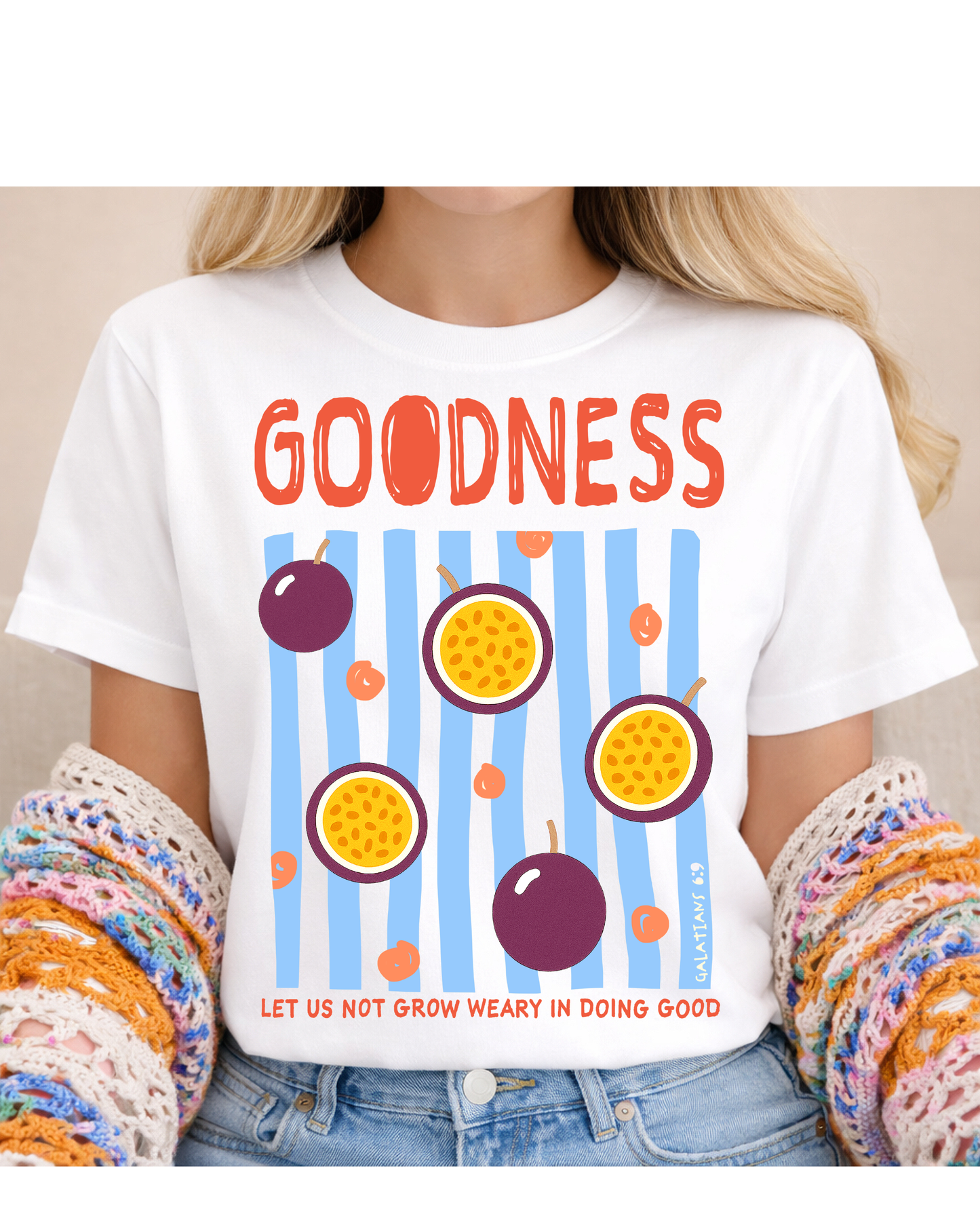 Goodness | Fruit of the Spirit Shirt | Galatians 5:22 Christian Tee