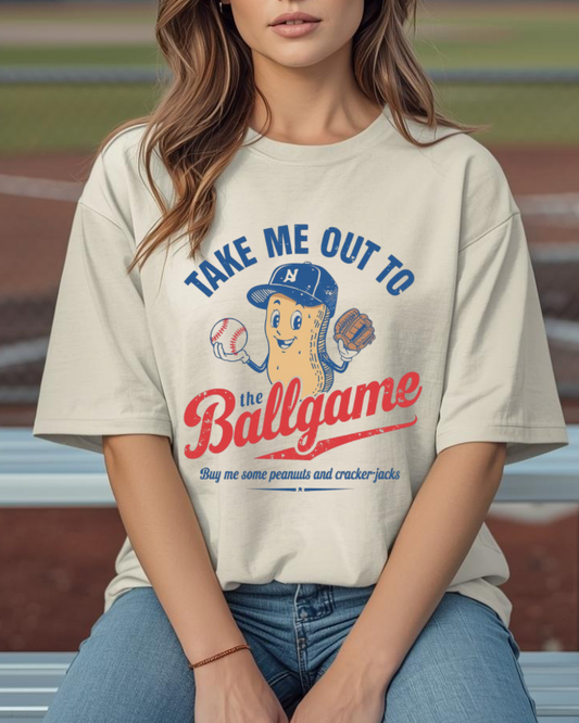 Take Me Out to the Ball Game Baseball Fan Shirt