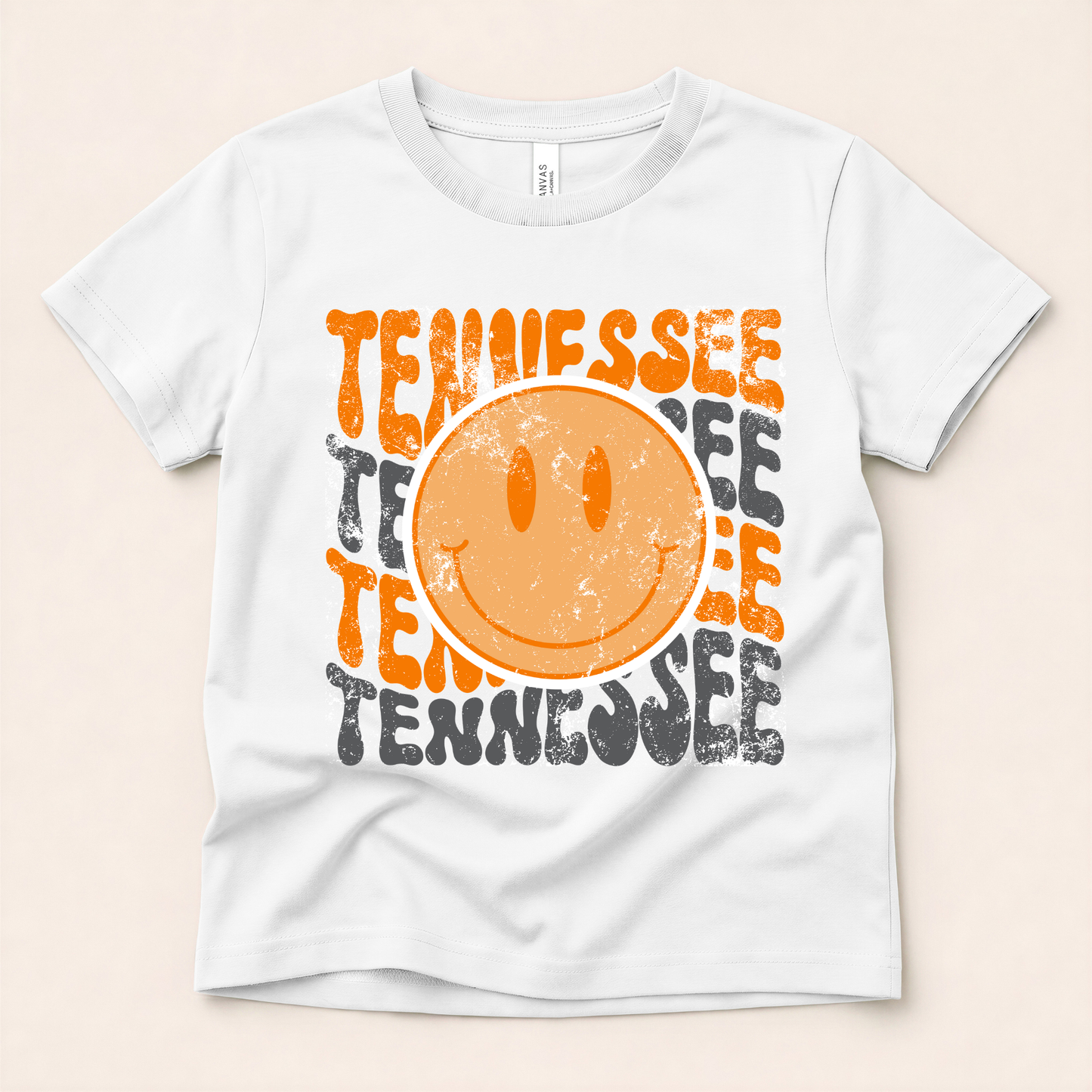 Tennessee Smiley Face Shirt | Vols Game Day Tee