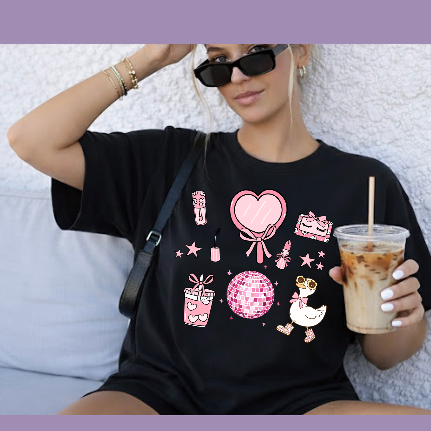 Pink Coquette Shirt | Cute Girly Bow T-Shirt | Feminine Aesthetic Tee | Trendy Boutique Apparel