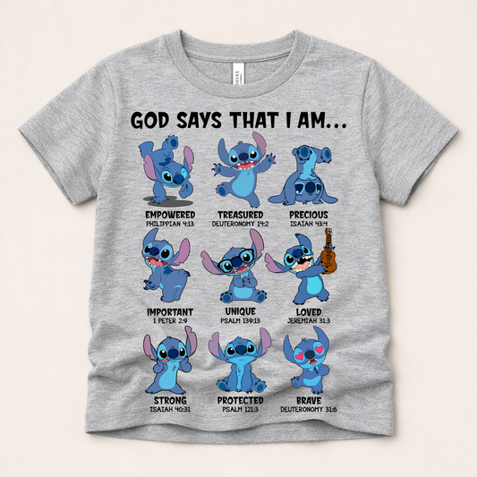 God Says I Am Shirt | Christian Identity Faith Tee