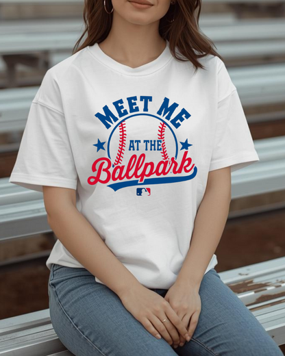 Meet Me at the Ballpark Baseball Game Day Shirt