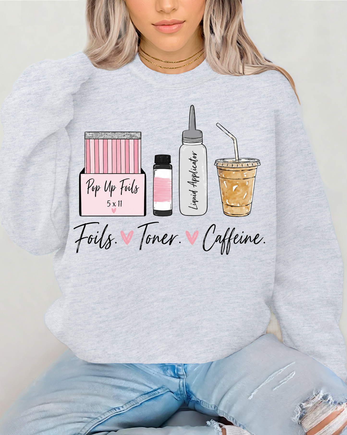 Foils Toner Caffeine Hairstylist Shirt Blonde Specialist Tee