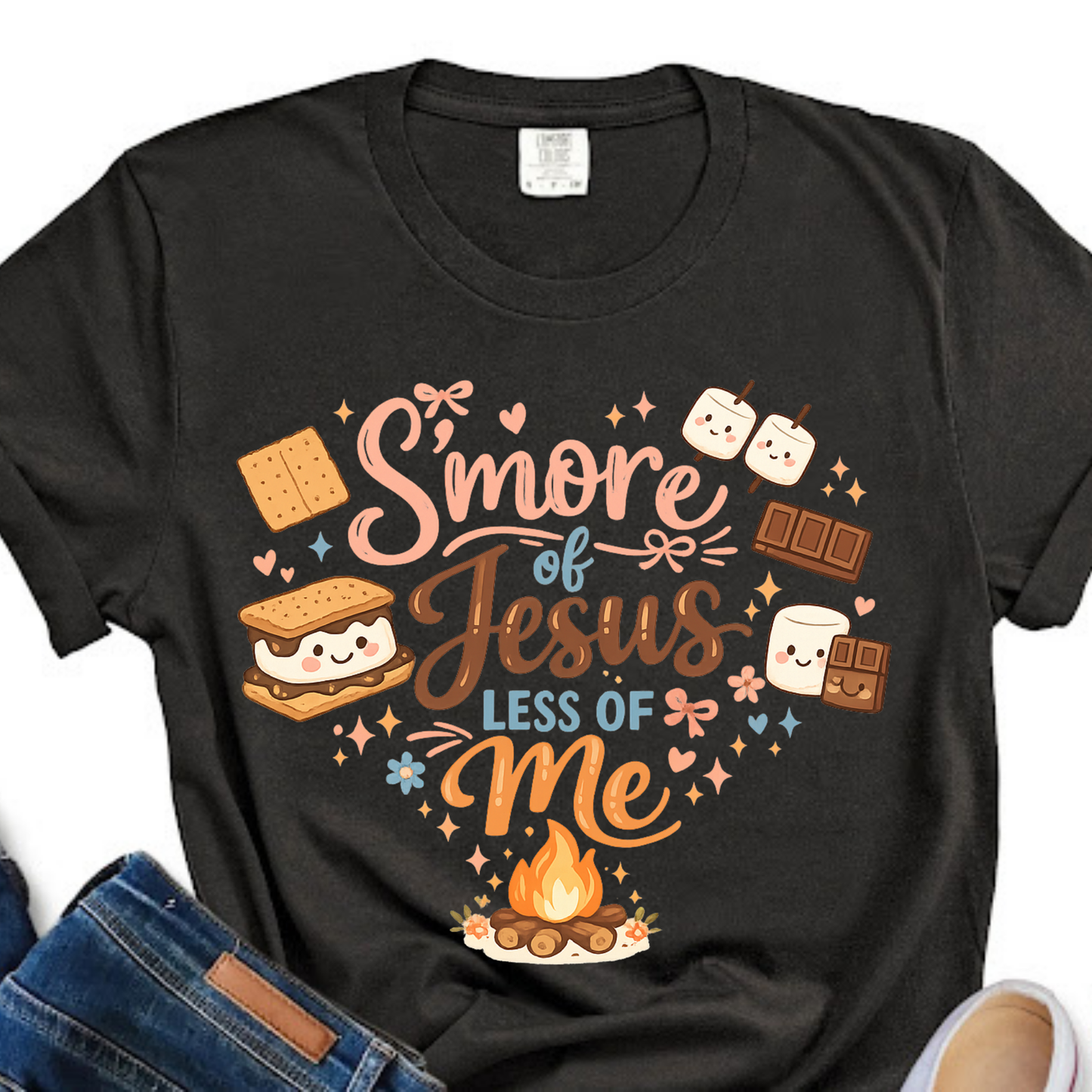 S’more of Jesus Less of Me | Cute Christian Campfire