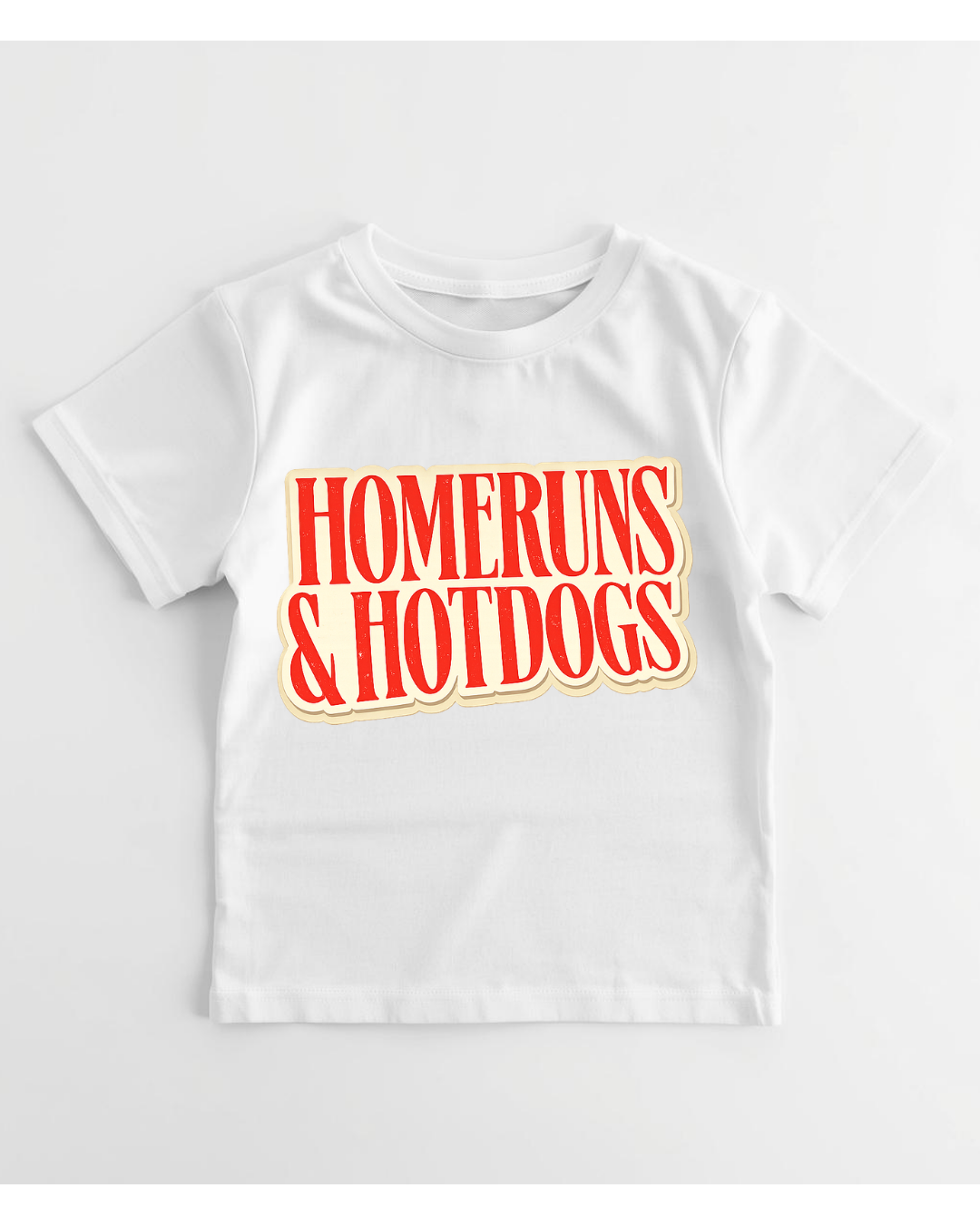 Homeruns & Hotdogs Baseball Shirt & Sweatshirt | Cute Sports Apparel