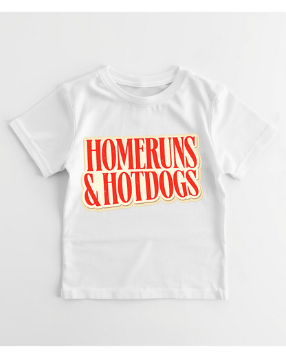 Homeruns & Hotdogs Baseball Shirt & Sweatshirt | Cute Sports Apparel