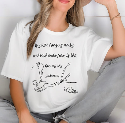 Matthew 9:20-22 Faith Shirt | Christian Bible Verse Tee